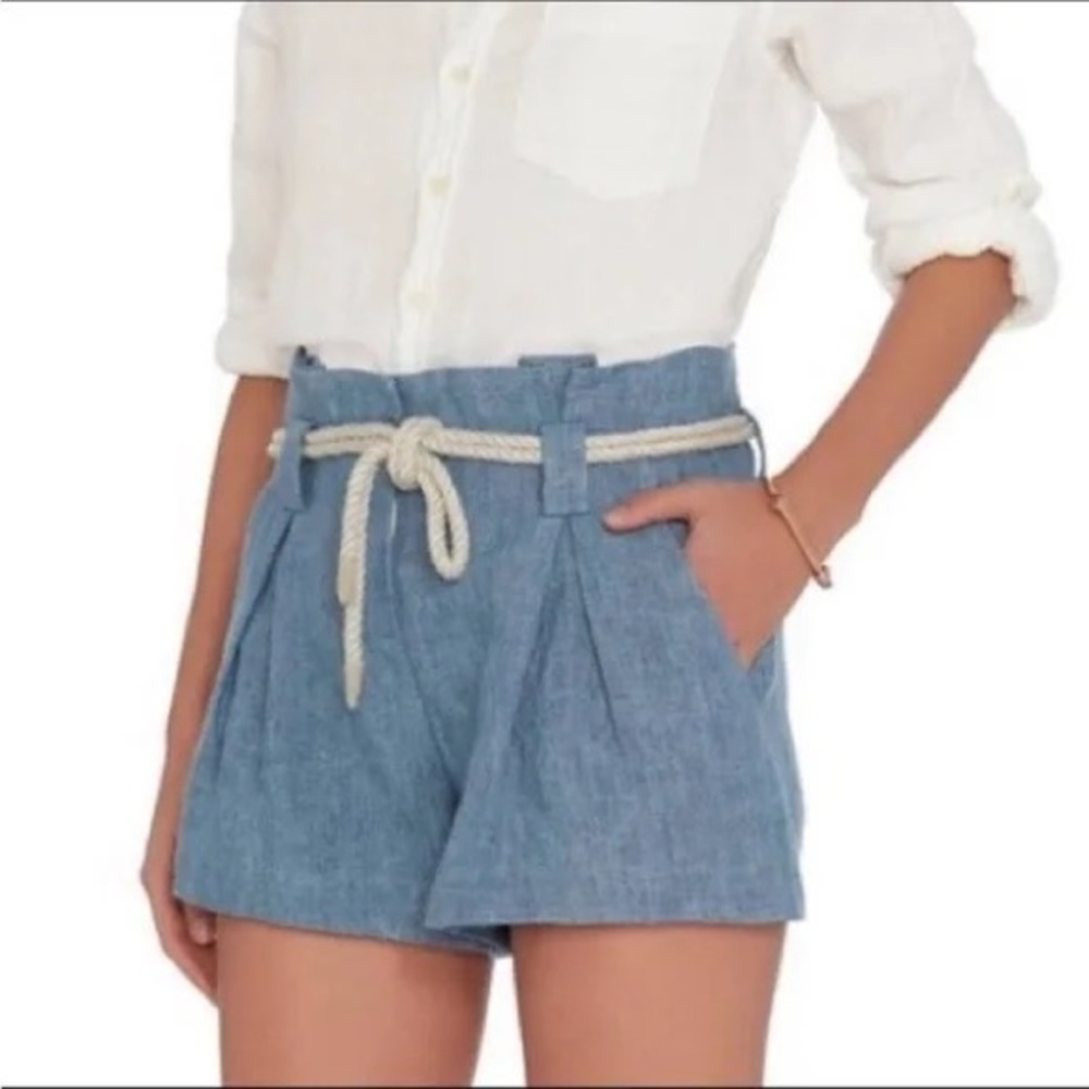 Lagence linen paper bag shorts